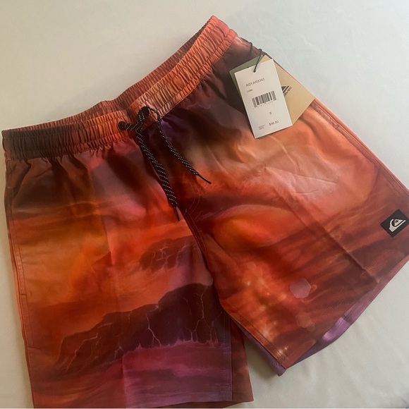 Quiksilver Surfsilk Mix Swim Trunks Men S Cali Surf Beach Stretch Shorts - Picture 1 of 14